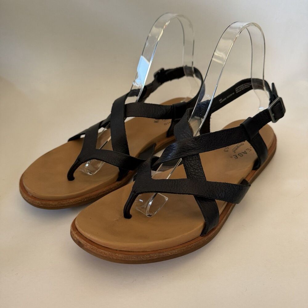 Kork Ease Yarbrough Sandals Womens Size 9 Tan Leather Strappy Comfort Flats - Picture 3 of 9